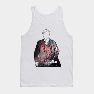 Christopher Nolan Portrait (Interstellar Wormhole) Tank Top